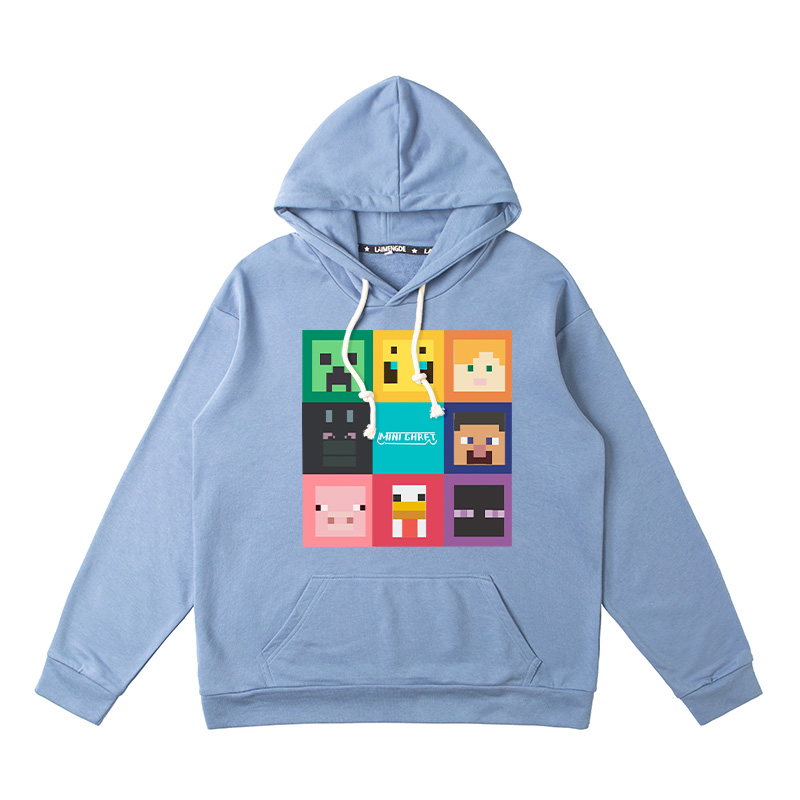 麥塊新款 親子情侶男女款連帽衛衣-ZUIHANG SHOP