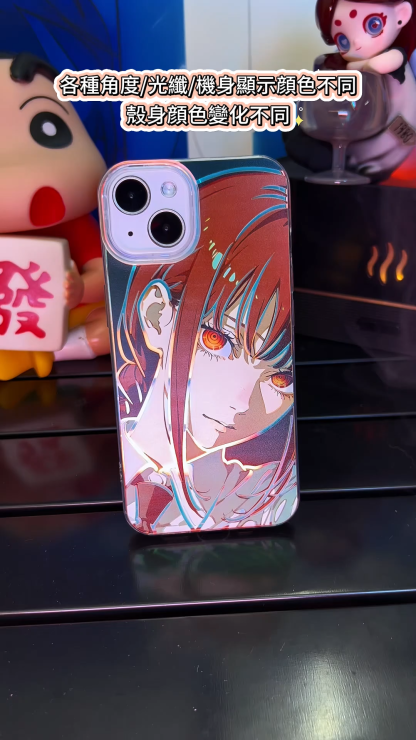 鏈鋸人極光金彩手機殼