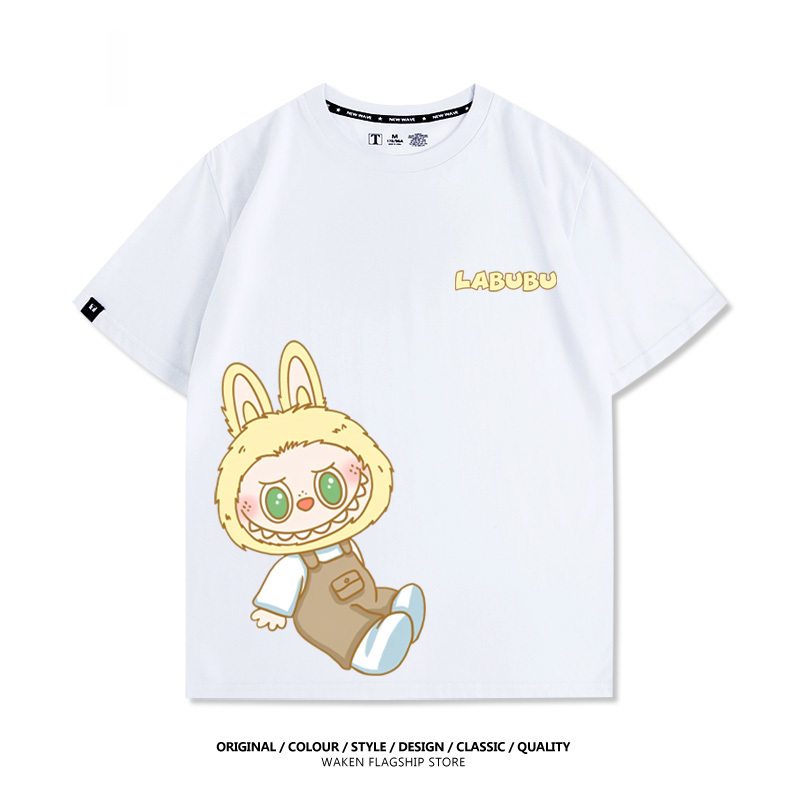 Labubu美式潮牌 印花短袖T恤-ZUIHANG SHOP