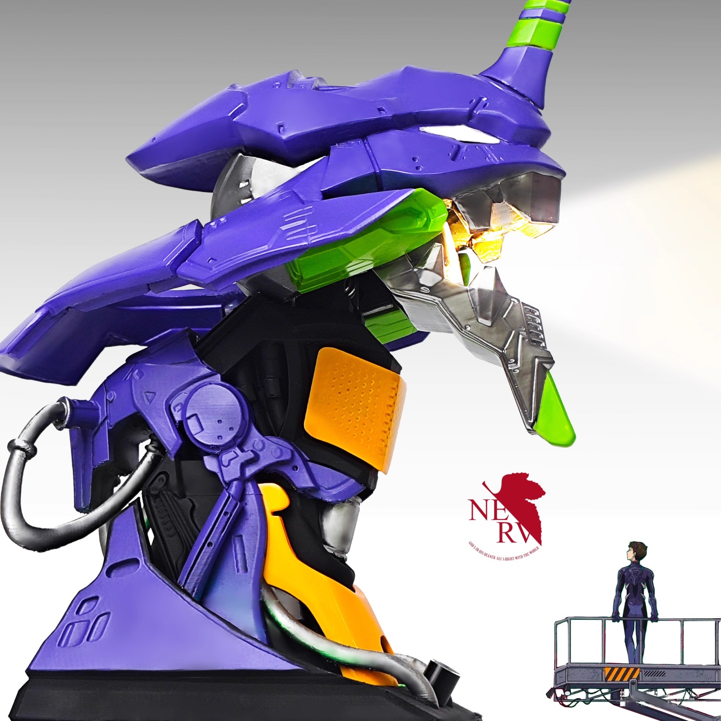 EVA初號機變形檯燈 - 可動機械嘴-ZUIHANG SHOP