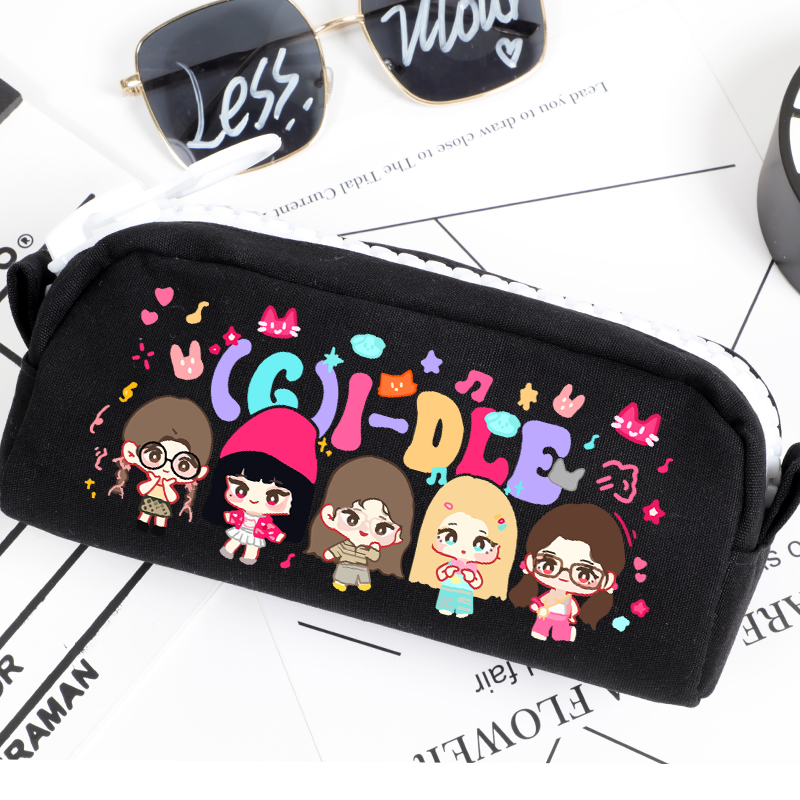 (G)I-DLE 專輯應援 同人筆袋收納文具盒-ZUIHANG SHOP