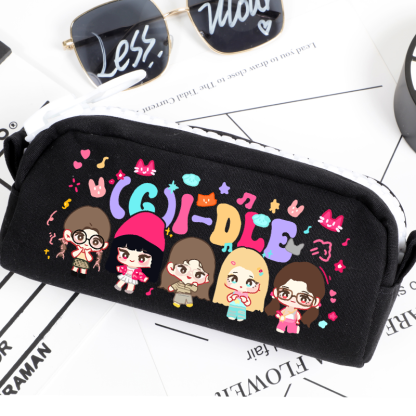 (G)I-DLE 專輯應援 同人筆袋收納文具盒-ZUIHANG SHOP