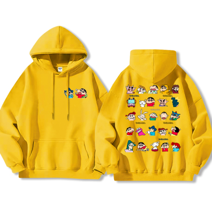 蠟筆小新新款 親子情侶男女款連帽衛衣-ZUIHANG SHOP