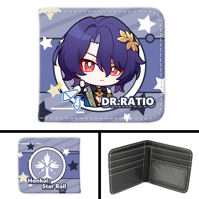 星穹鐵道Q版動漫周邊pu皮革短錢包-ZUIHANG SHOP