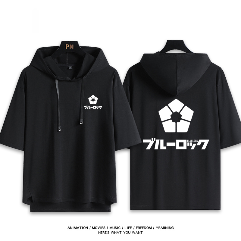 藍色監獄 連帽短袖T恤-ZUIHANG SHOP