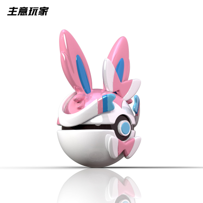 寶貝球仙子伊布精靈球 GK電鍍漆模型-ZUIHANG SHOP