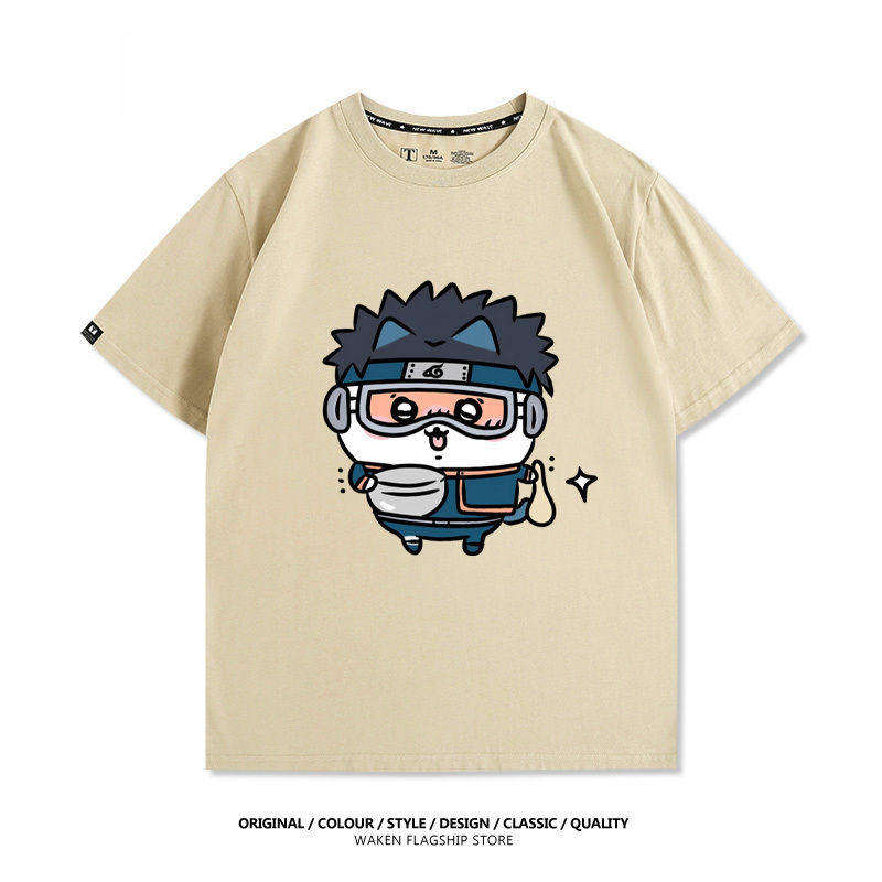 Chiikawa 2025親子情侶男女同款 印花短袖T恤