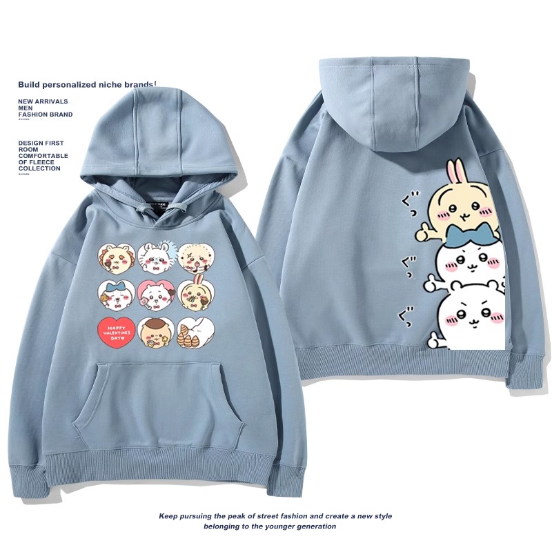 Chiikawa新款 親子情侶男女款連帽衛衣-ZUIHANG SHOP