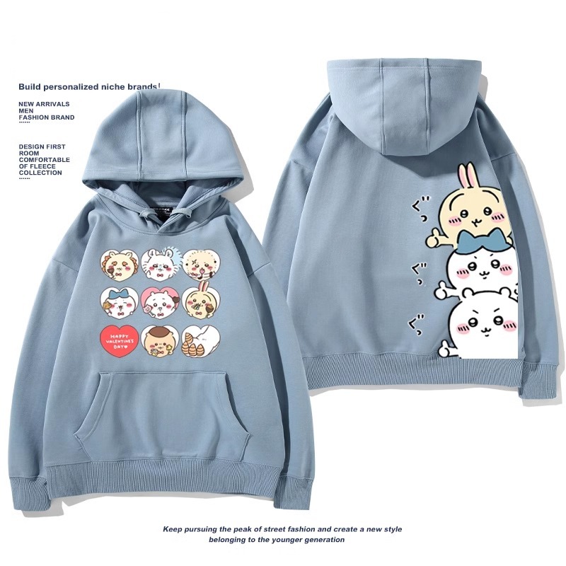 Chiikawa新款 親子情侶男女款連帽衛衣-ZUIHANG SHOP