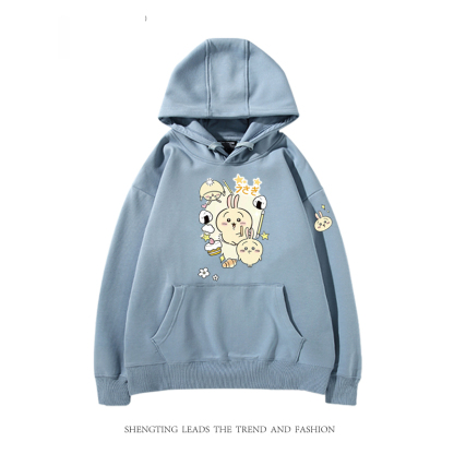 Chiikawa新款 親子情侶男女款連帽衛衣-ZUIHANG SHOP