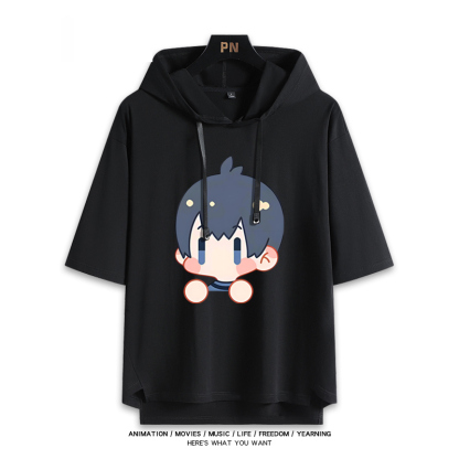 藍色監獄 連帽短袖T恤-ZUIHANG SHOP