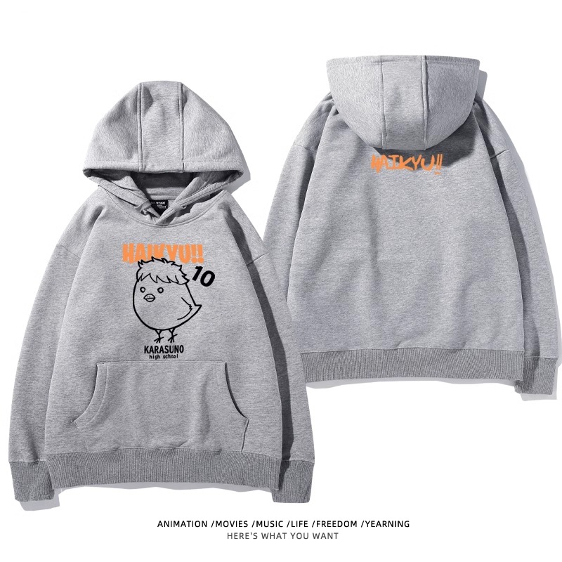 排球少年新款 親子情侶男女款連帽衛衣-ZUIHANG SHOP