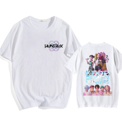 KPop Demon Hunters 獵魔女團印花短袖T恤-ZUIHANG SHOP