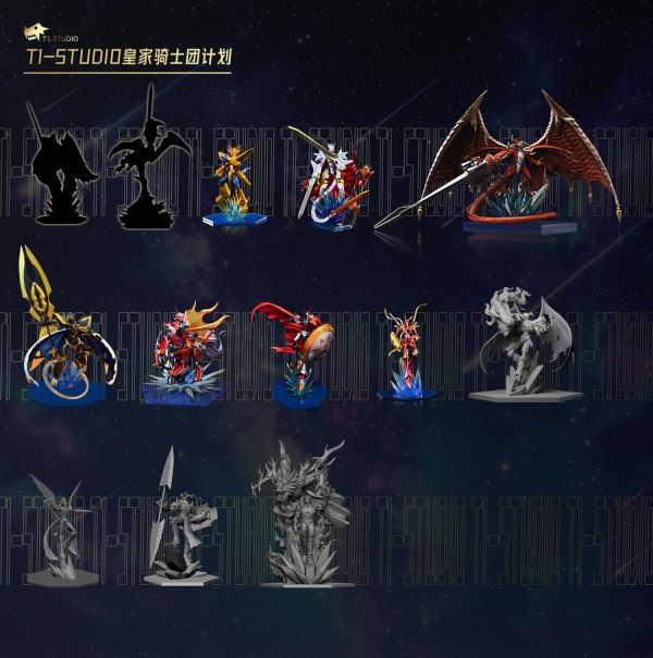 【預購】T1-studio 數碼精靈-皇家騎士共鳴系列 紅蓮騎士/公爵