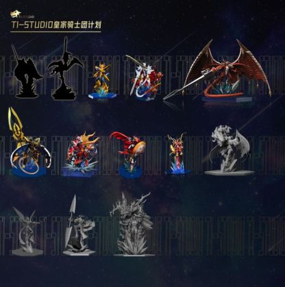 【預購】T1-studio 數碼精靈-皇家騎士共鳴系列 紅蓮騎士/公爵