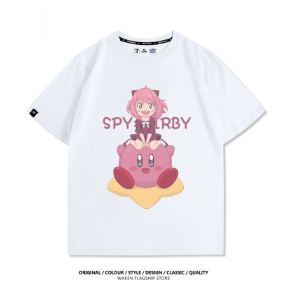 星之卡比X安妮亞 印花短袖T恤-ZUIHANG SHOP