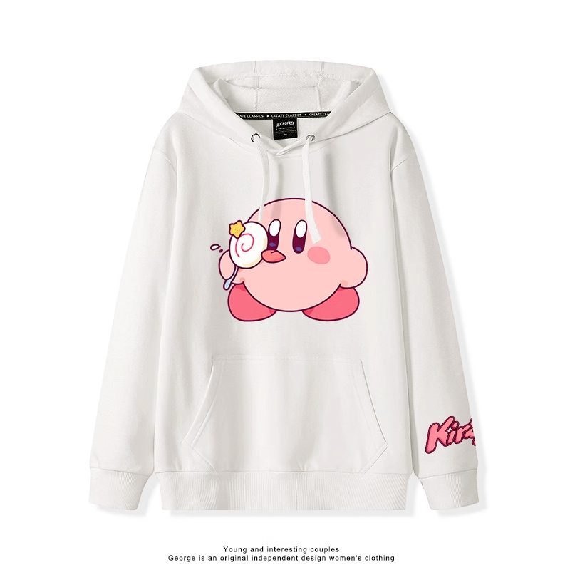 星之卡比 2025秋冬新款 親子情侶裝連帽衛衣