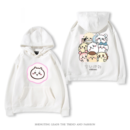 Chiikawa新款 親子情侶男女款連帽衛衣-ZUIHANG SHOP