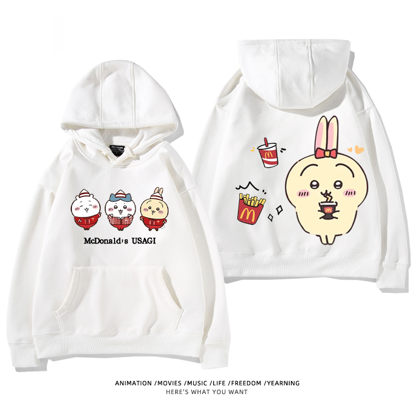 Chiikawa新款 親子情侶男女款連帽衛衣-ZUIHANG SHOP