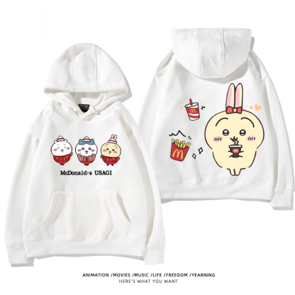 Chiikawa新款 親子情侶男女款連帽衛衣-ZUIHANG SHOP