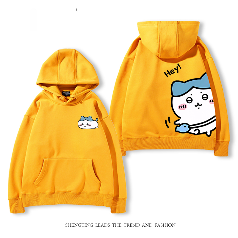 chiikawa 2025秋冬新款親子情侶裝連帽衛衣