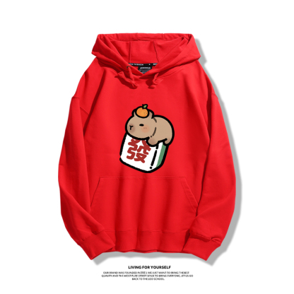 卡皮巴拉新款 親子情侶男女款連帽衛衣-ZUIHANG SHOP