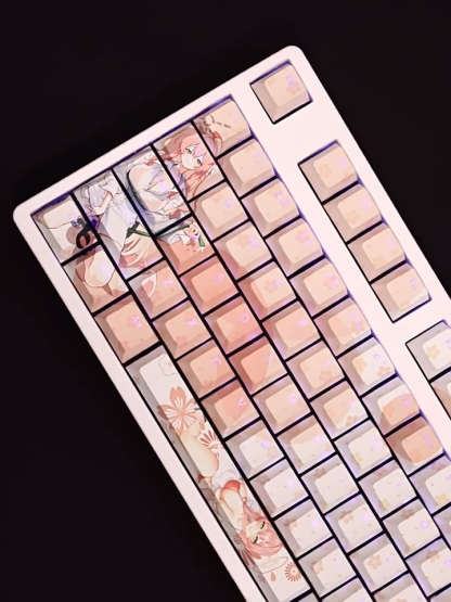 浦和花子透光RGB108鍵標準配列衛星軸鍵帽