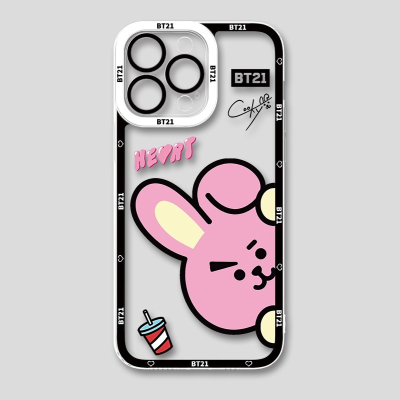 BTS防彈少年團天使眼透明防摔軟殼