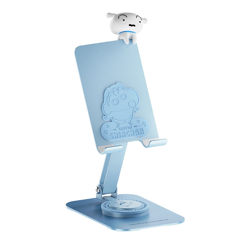 蠟筆小新小白 迷你金屬桌面手機支架-ZUIHANG SHOP
