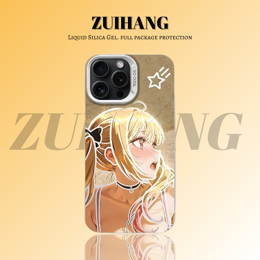 戀上換裝娃娃彩銀線條漸變防摔手機殼-ZUIHANG SHOP