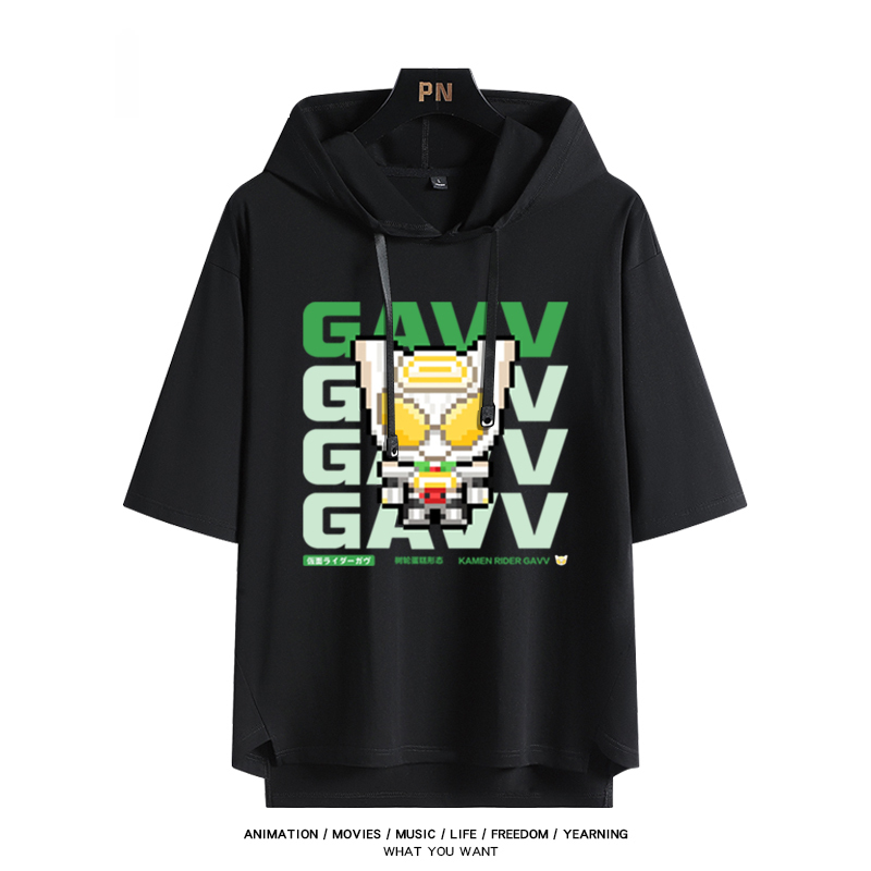 假面動漫騎士 連帽短袖T恤-ZUIHANG SHOP