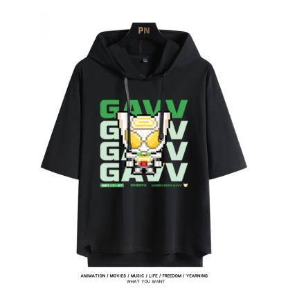 假面動漫騎士 連帽短袖T恤-ZUIHANG SHOP