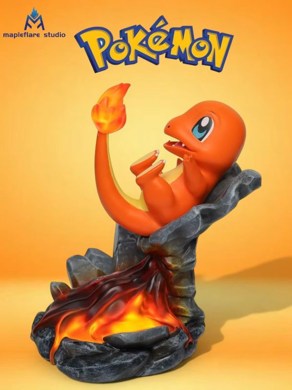 【預購】楓焰mapleflare studio 寶可夢夜燈系列-御三家-噴火龍