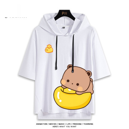 一二布布 連帽短袖T恤-ZUIHANG SHOP