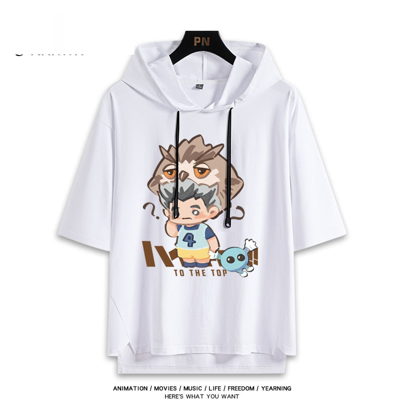 排球少年 連帽短袖T恤