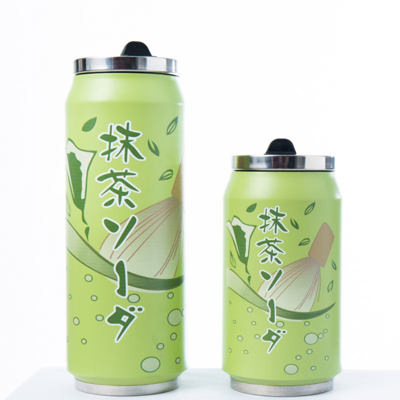 五等分的花嫁周邊新娘中野三玖抹茶水杯二次元動漫蘇打水保溫杯子