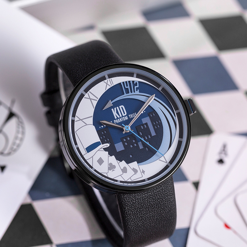 名偵探柯南 怪盜基德月下魔術師石英錶-ZUIHANG SHOP