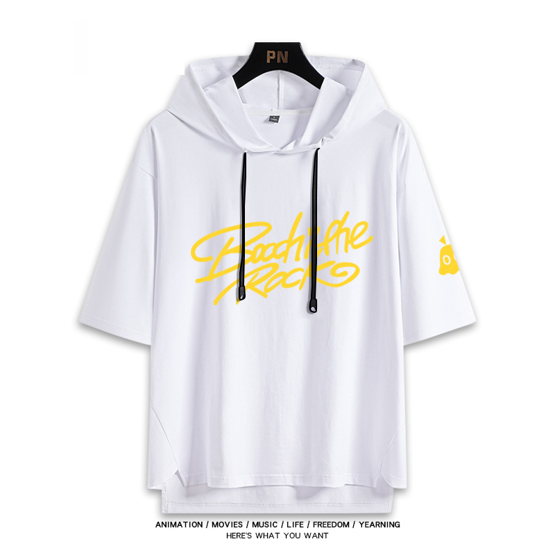 孤獨搖滾新款 親子情侶男女款連帽短袖T恤-ZUIHANG SHOP