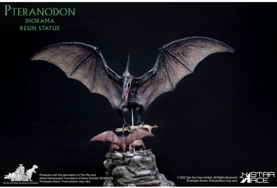 【預購】正版授權 Star Ace Toys 1/8 雷·哈里豪森系列 翼龍底座場景