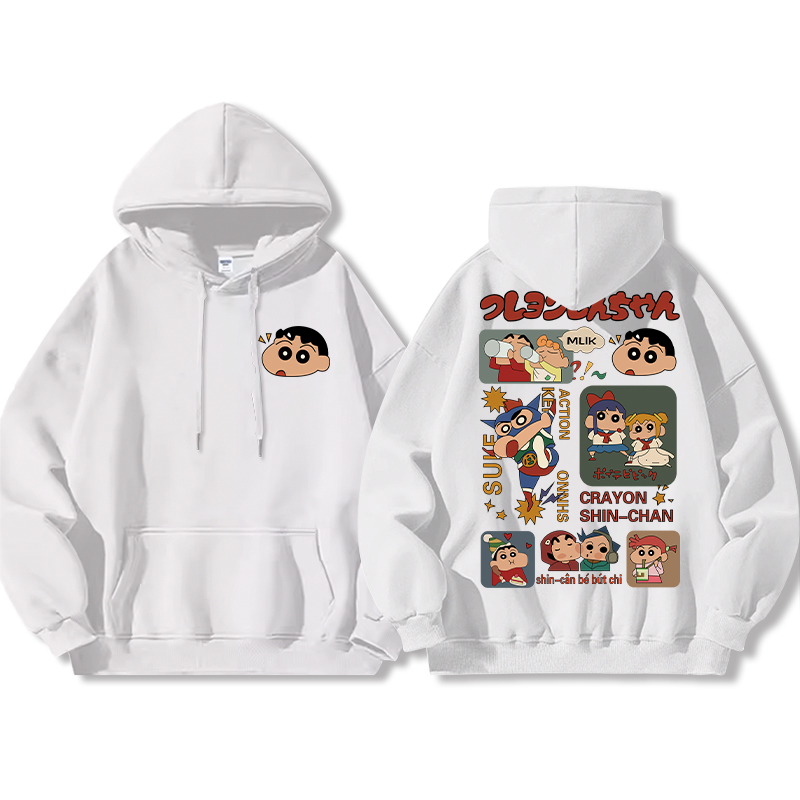 蠟筆小新新款 親子情侶男女款連帽衛衣-ZUIHANG SHOP