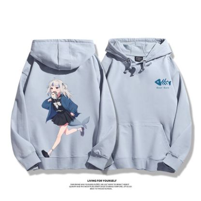 Gawr Gura 2025秋冬新款 親子情侶男女連帽衛衣-ZUIHANG SHOP