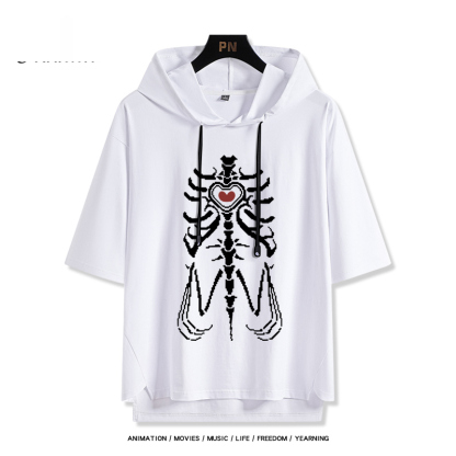 主播女孩重度依賴 超天醬雨 連帽短袖T恤-ZUIHANG SHOP