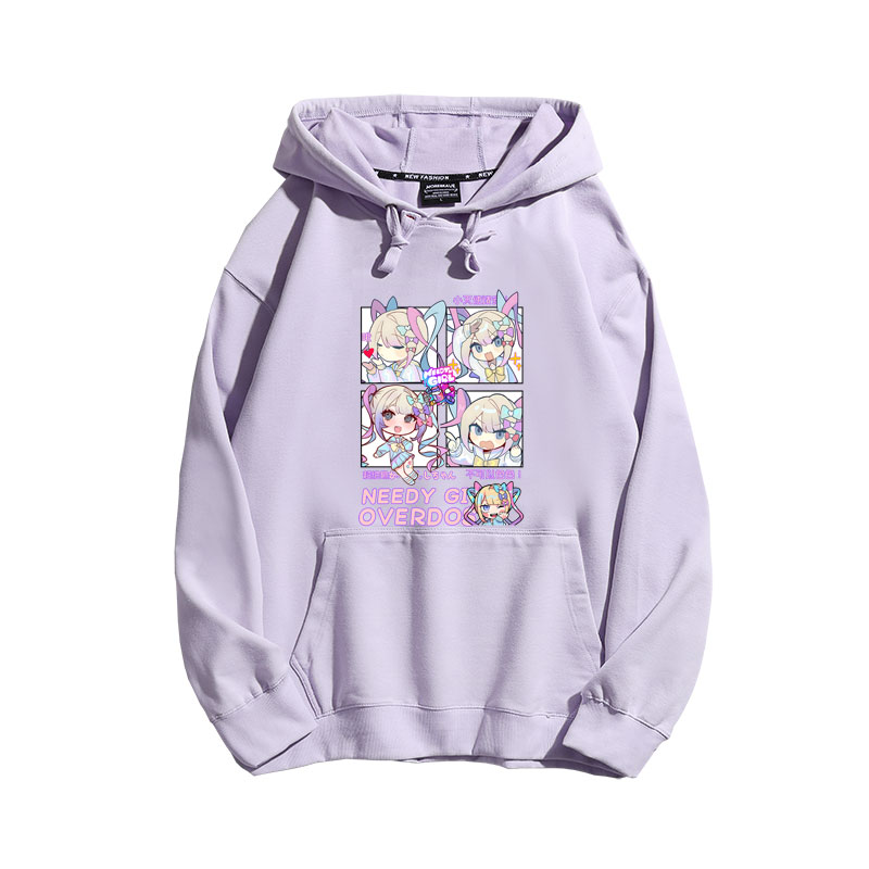 主播女孩重度依賴新款 親子情侶男女款連帽衛衣-ZUIHANG SHOP