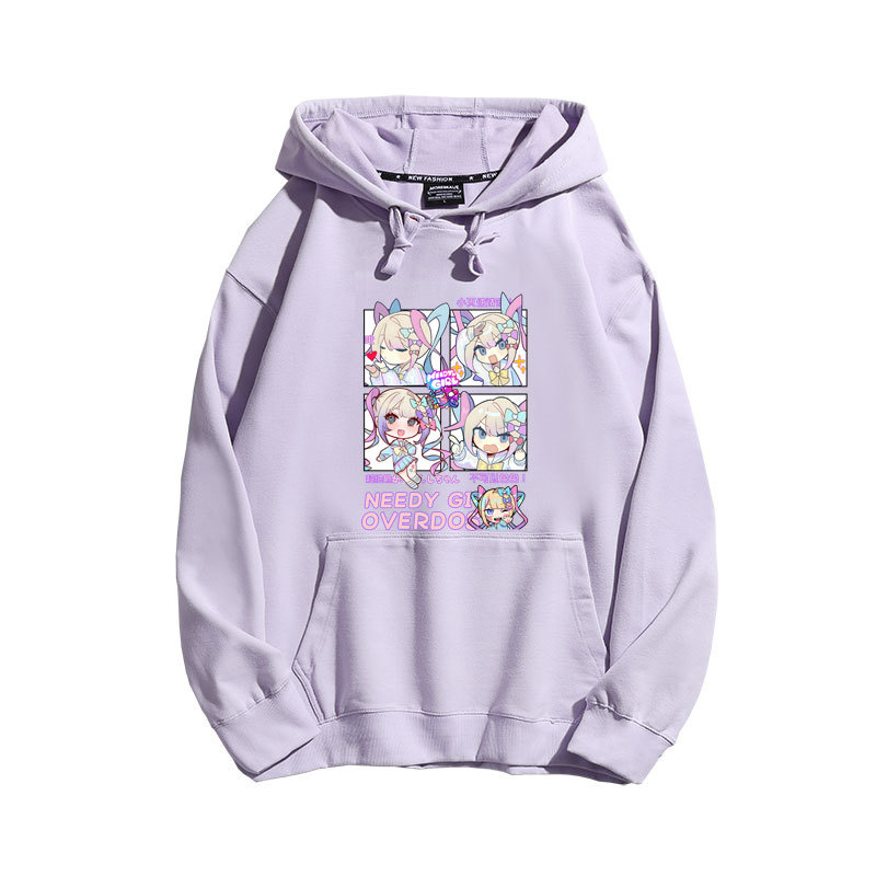 主播女孩重度依賴新款 親子情侶男女款連帽衛衣-ZUIHANG SHOP