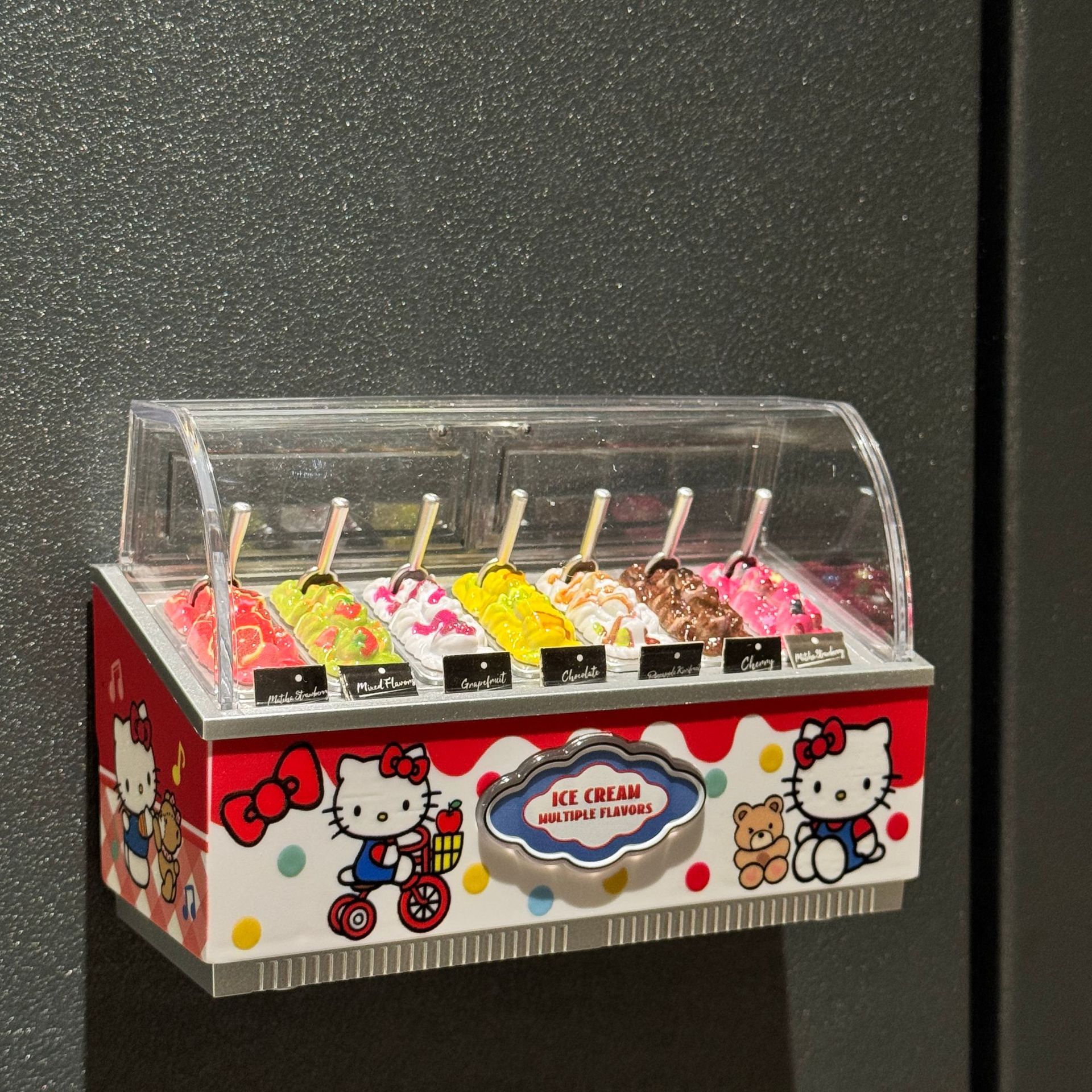 迷你小冰箱玩具 | 超市微縮臥式冰櫃擺飾模型-ZUIHANGSHOP