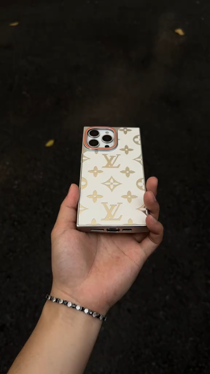 路易威登電鍍金屬手機殼