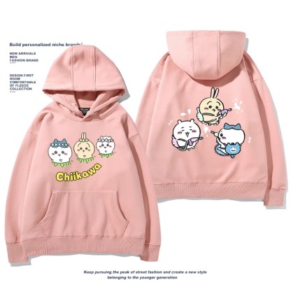 Chiikawa新款 親子情侶男女款連帽衛衣-ZUIHANG SHOP