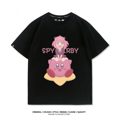 星之卡比X安妮亞 印花短袖T恤-ZUIHANG SHOP