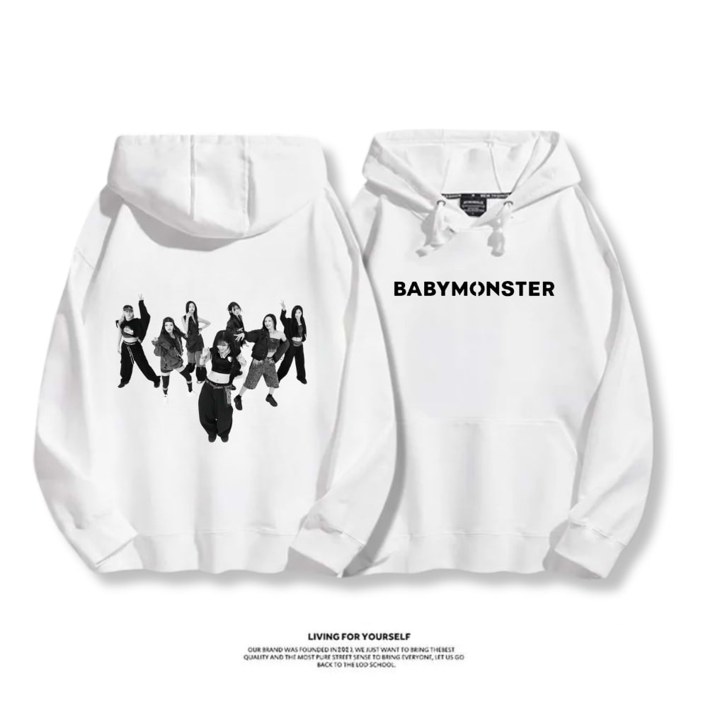 BABYMONSTER 2025秋冬新款 親子情侶男女連帽衛衣