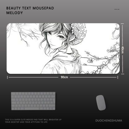 二次元亂線 主題桌墊 布質滑鼠墊-ZUIHANG SHOP